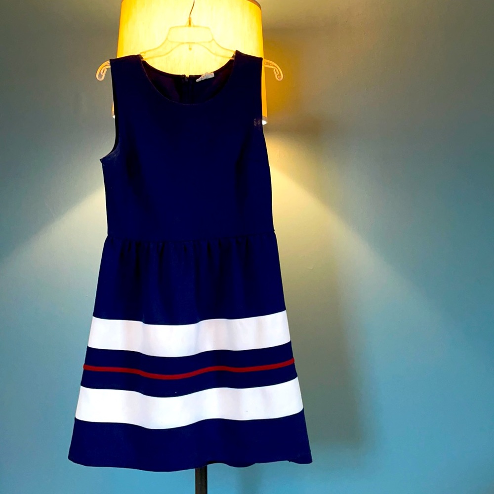 Very cute, Dress from Macy’s. Comfortable. Fun and flirty A line.